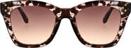 BCBGeneration 50mm Oversize Peaked Square Sunglasses