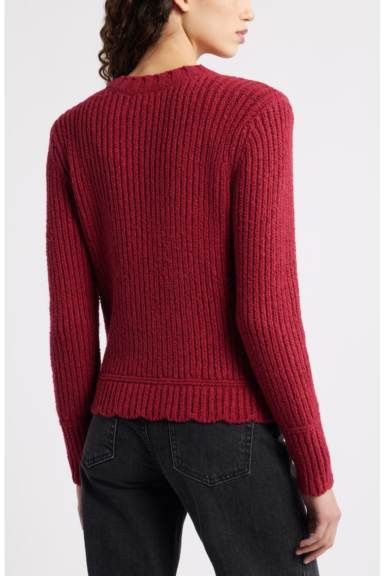 Boxy Cardigan, Alternate, color, RED RUMBA