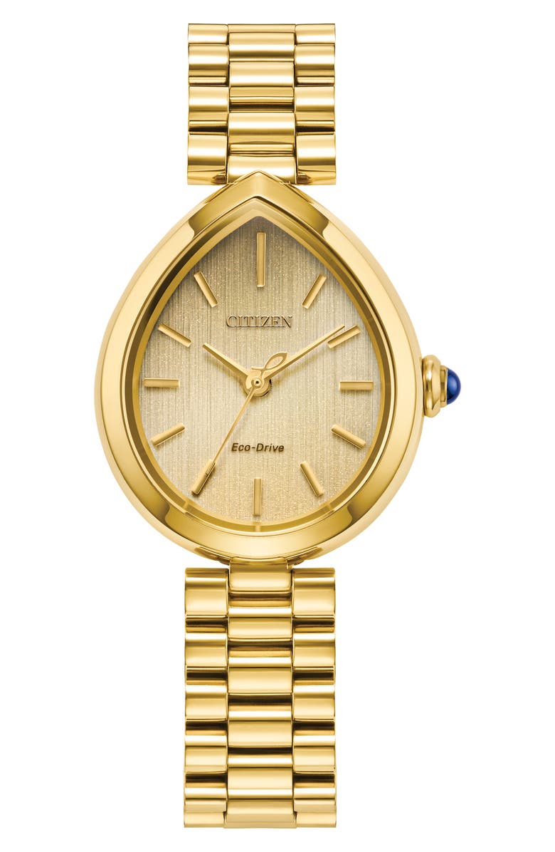 Citizen Rainell Classic Bracelet Watch, 31.3mm x 26mm, Main, color, Gold-Tone