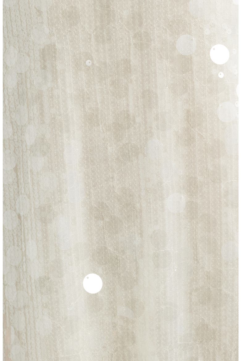 Sequin Embellished Sleeveless Evening Dress, Alternate, color, IVORY