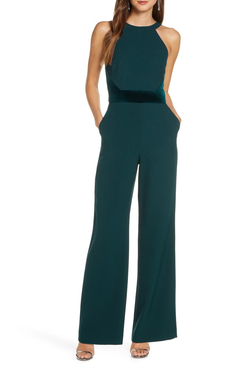 Vince Camuto Halter Jumpsuit, Main, color,