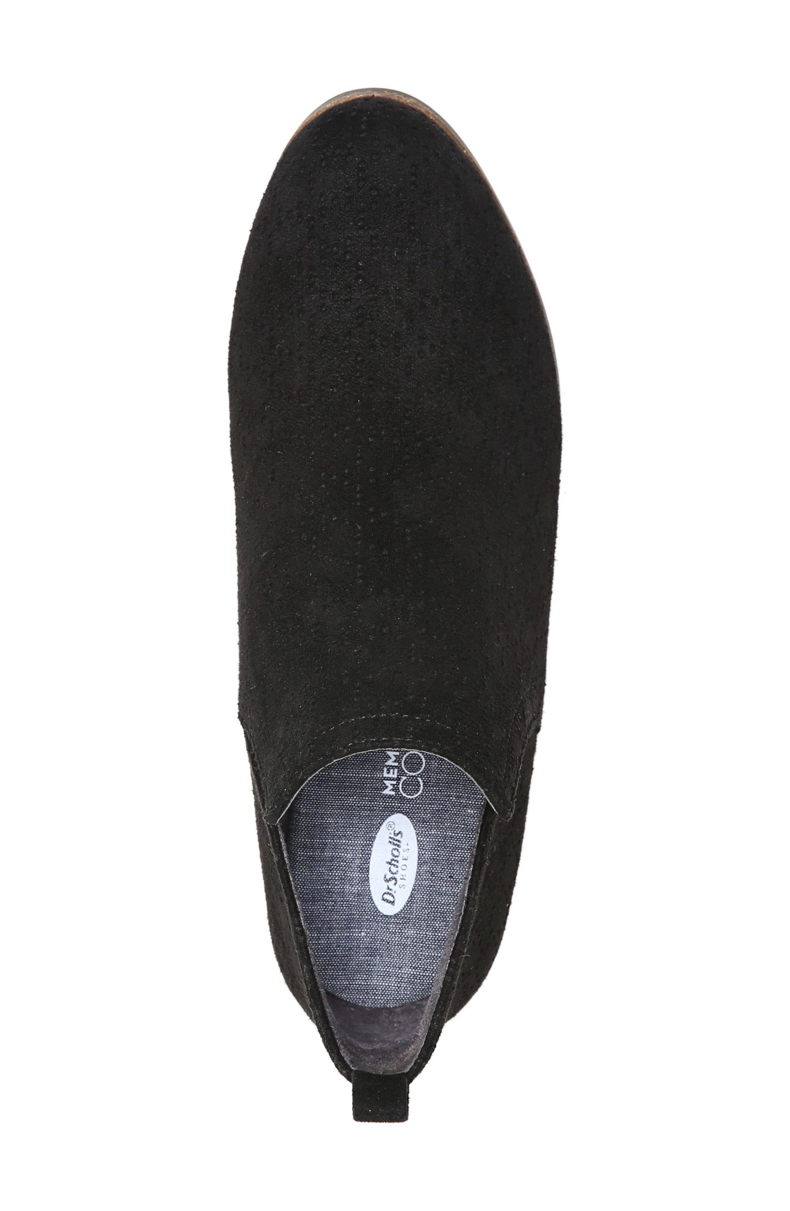 Rate Perforated Bootie, Alternate, color, BLACK FABRIC