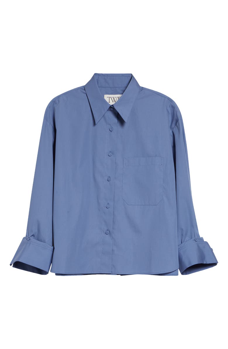 TWP JD Cotton Shirt, Main, color, Country Blue