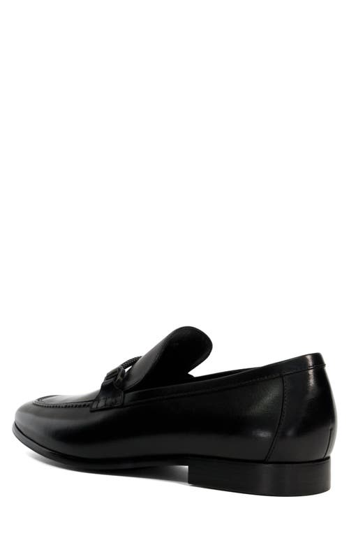 Dune London Scilly Apron Toe Loafer In Black