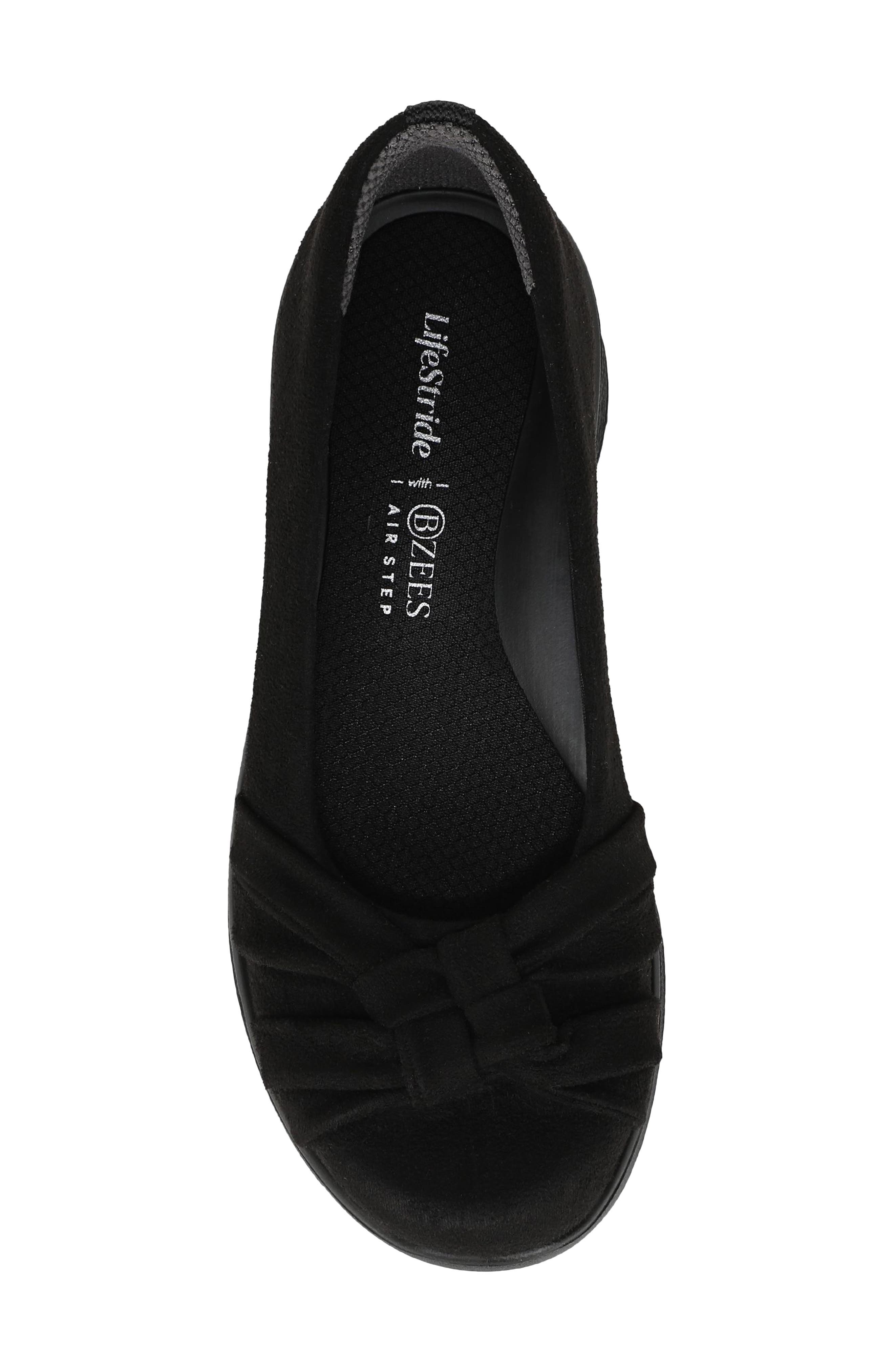 LifeStride Glamour Ballet Flat, Alternate, color, Black