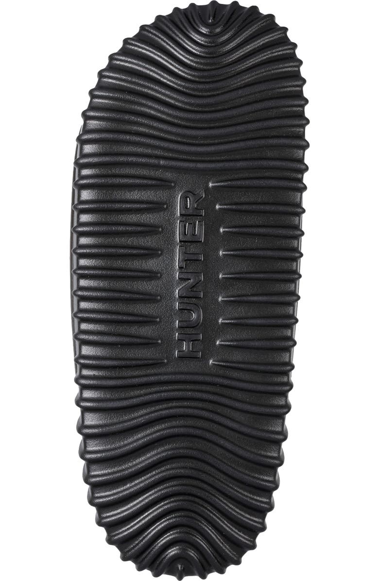 Hunter Faroe Platform Slide Sandal, Alternate, color, Black
