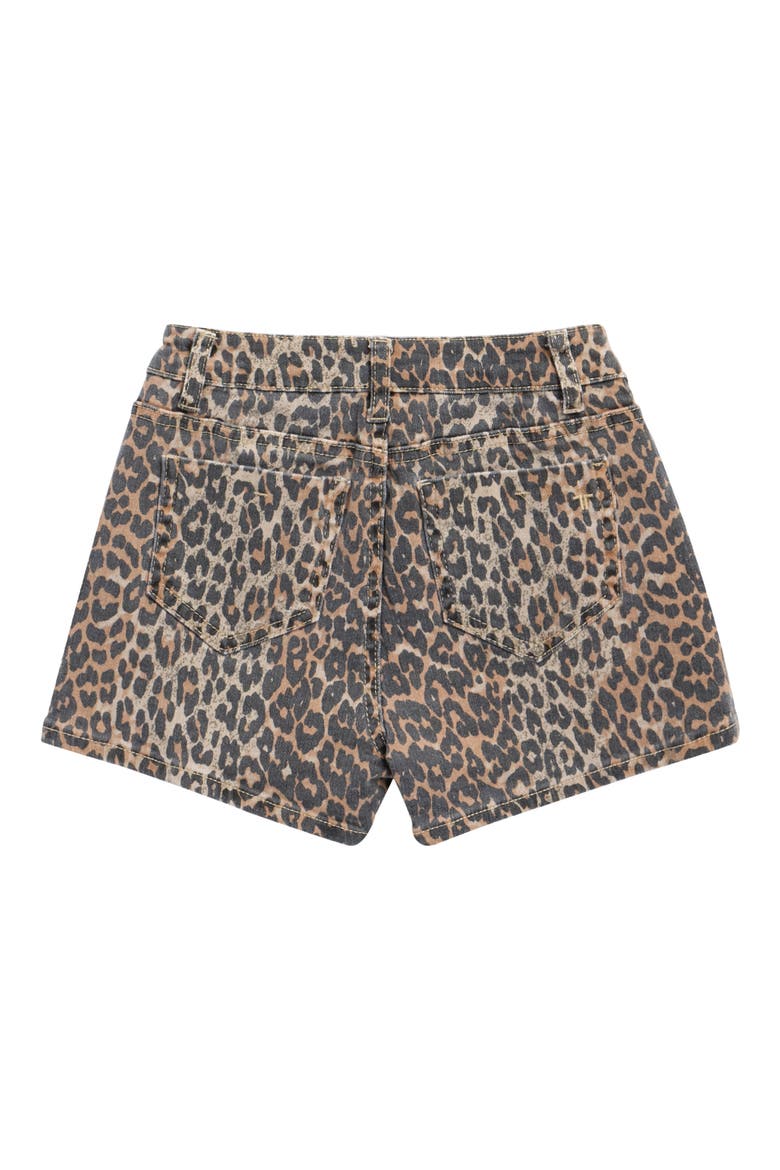 Kids' Leopard Print Skort, Alternate, color, LEOPARD