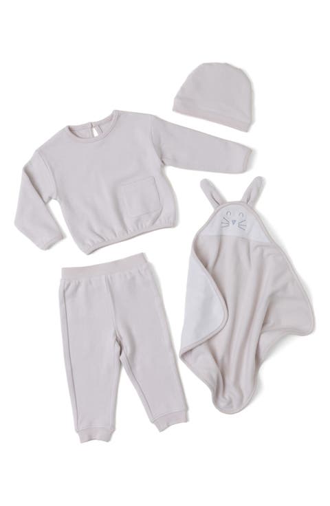 Brushed Fleece 4-Piece Set (Baby)