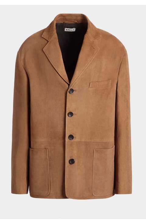 Blazer in Lamb Suede