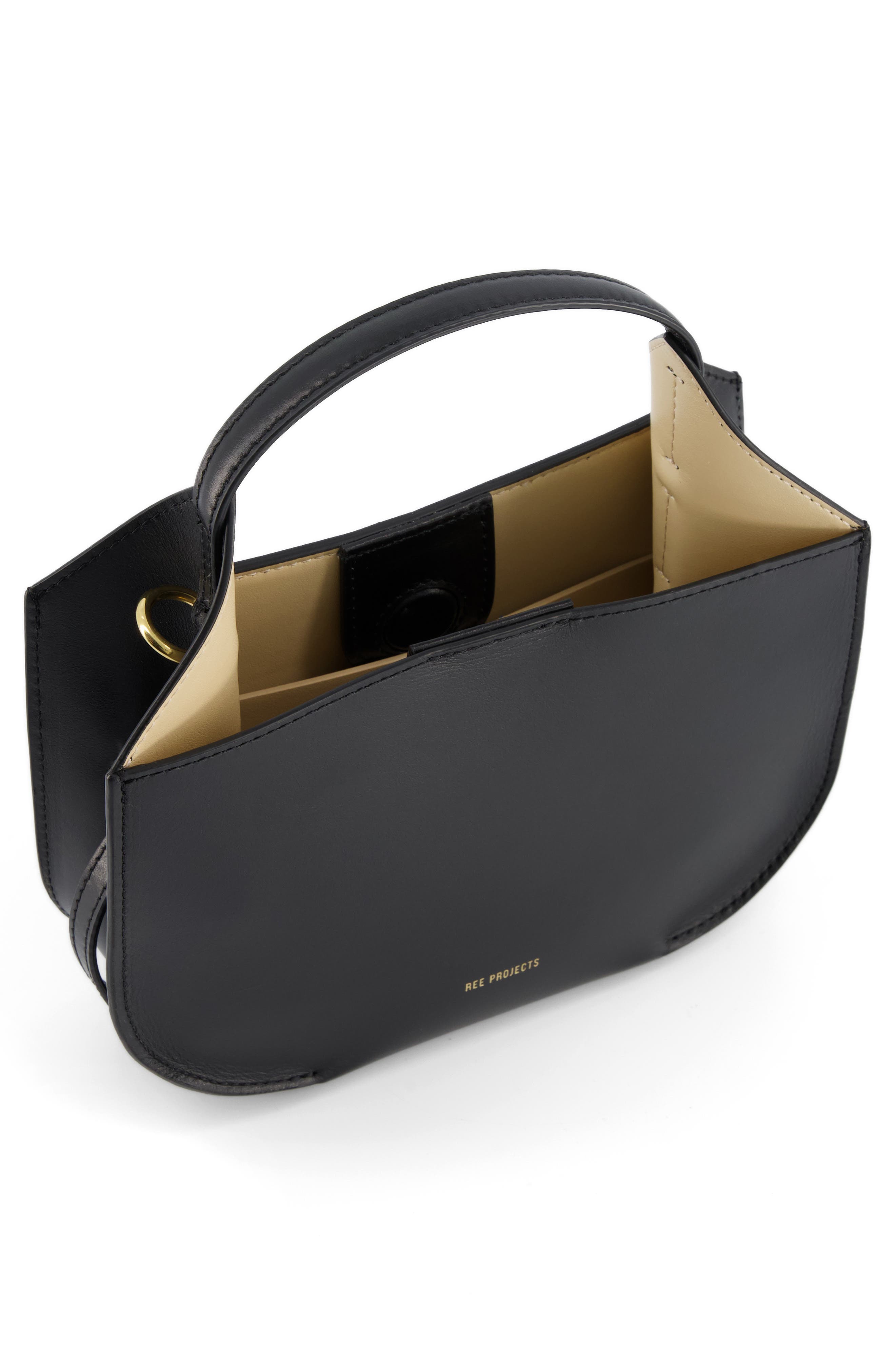 Ree Projects Mini Helene Leather Hobo Bag, Alternate, color, 