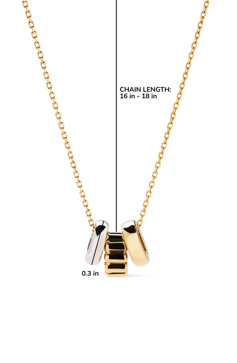 Ana Luisa Gold Pendant Necklace - Two Tone Galaxy Necklace, Alternate, color, Gold