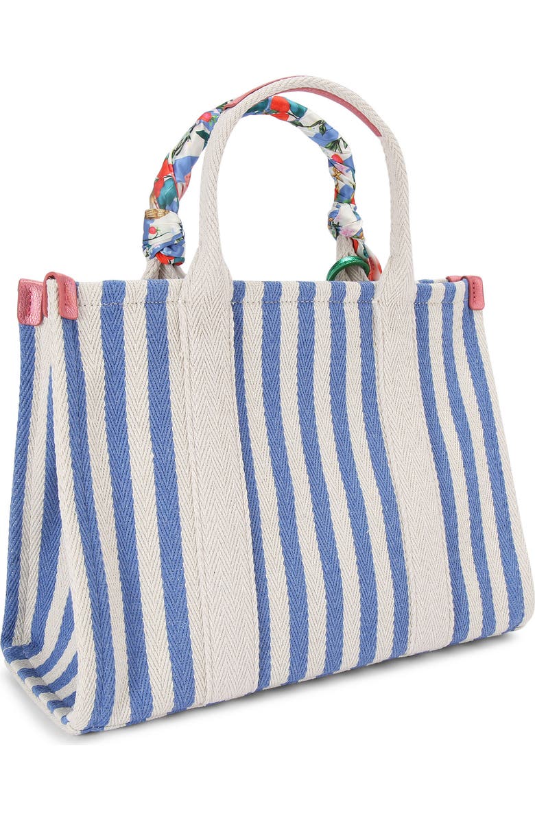 Kurt Geiger London Southbank Patchwork Denim Tote, Alternate, color, Open Blue