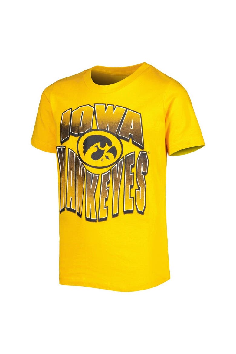 Youth Black/Gold Iowa Hawkeyes Game Day T-Shirt Combo Pack, Alternate, color, Black