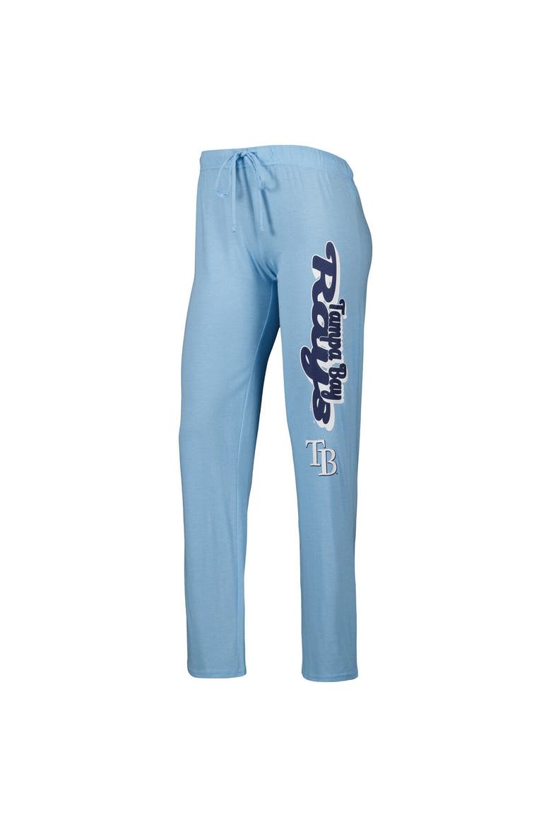 Women's Concepts Sport Light Blue/Navy Tampa Bay Rays Wordmark Meter Muscle Tank Top & Pants Sleep Set, Alternate, color, Light Blue