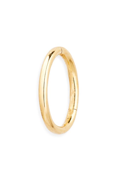 14K White Gold Plain Clicker