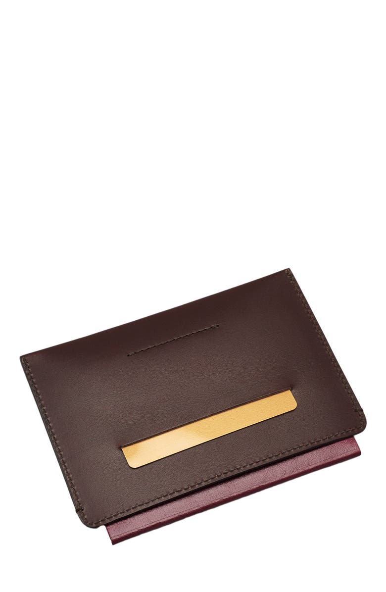 Carl Friedrik Easton Passport Holder, Alternate, color, Chocolate