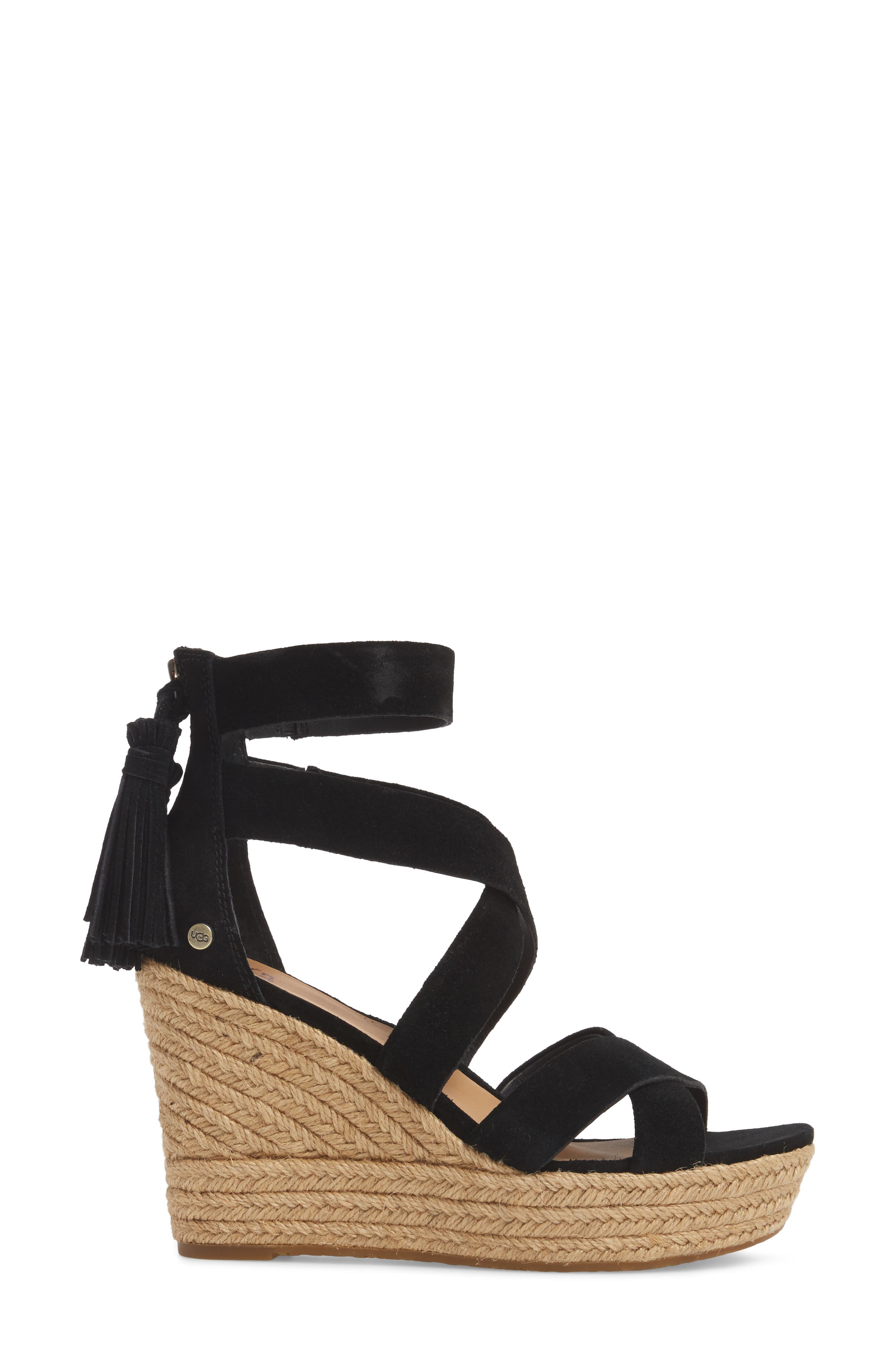 UGG<sup>®</sup> Raquel Platform Wedge Sandal, Alternate, color, 