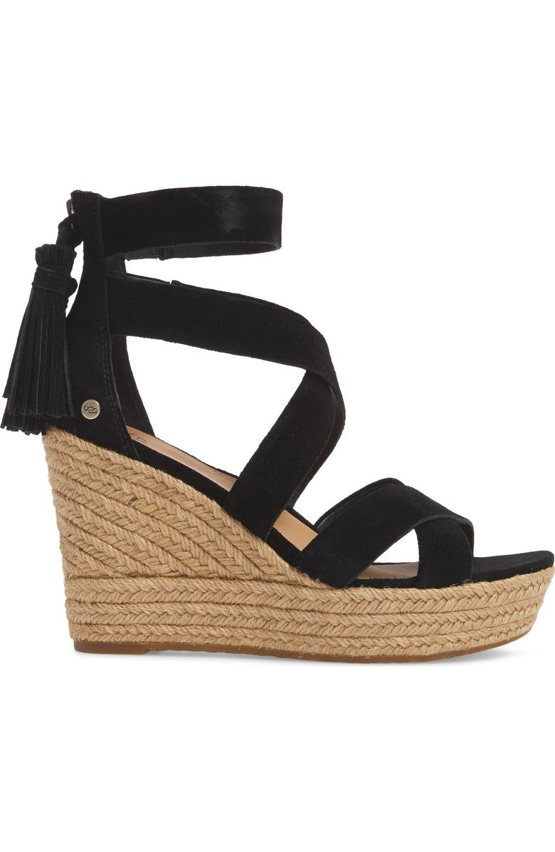 UGG<sup>®</sup> Raquel Platform Wedge Sandal, Alternate, color,