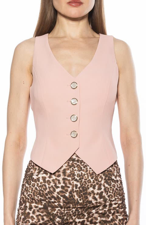 Liliana Button Front Vest