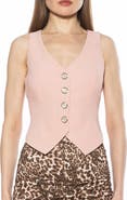 Alexia Admor Liliana Button Front Vest
