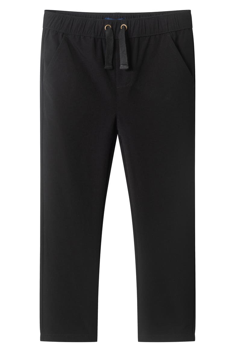 Kids' Hybrid Drawstring Waist Pants, Main, color, BLACK
