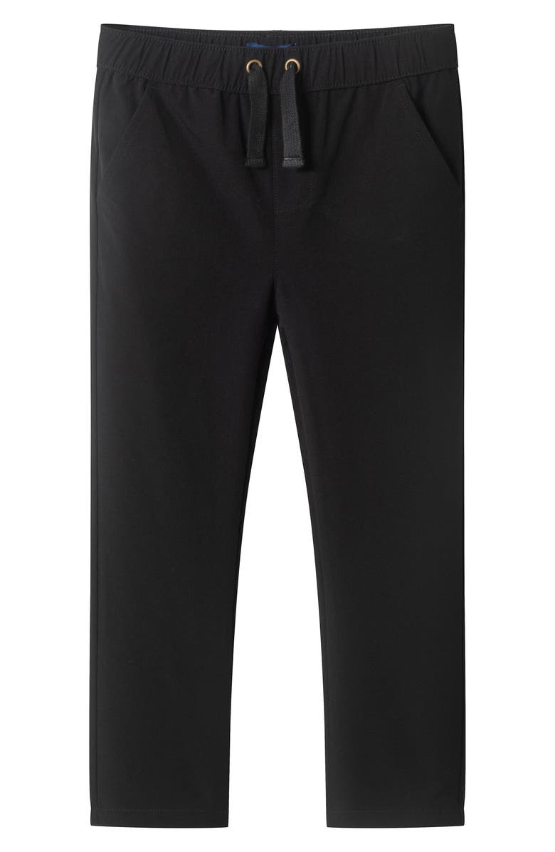 Andy & Evan Kids' Hybrid Drawstring Waist Pants, Main, color, Black