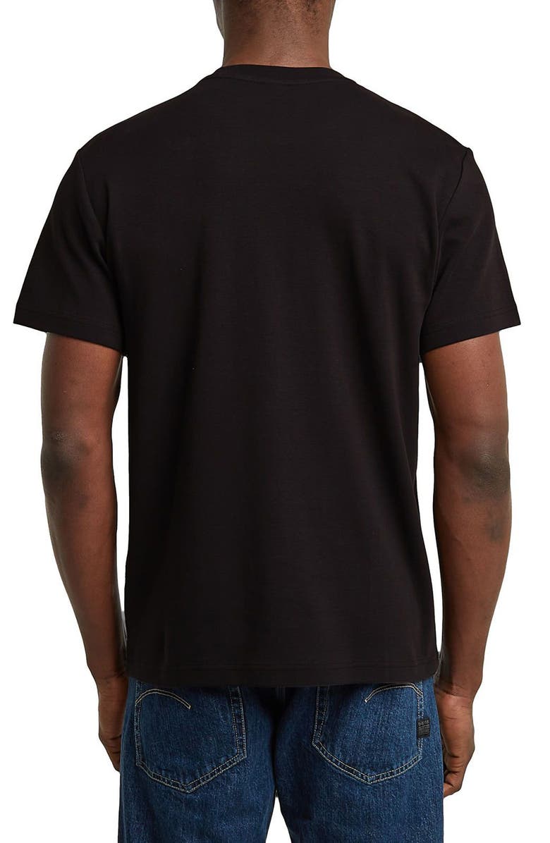 G-STAR Script Organic Cotton Graphic T-Shirt, Alternate, color, Dark Black