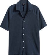 Reiss Knox Textured Camp Shirt