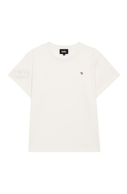 Dalix Womens Lil Peach Lightweight High Waisted Tee In White