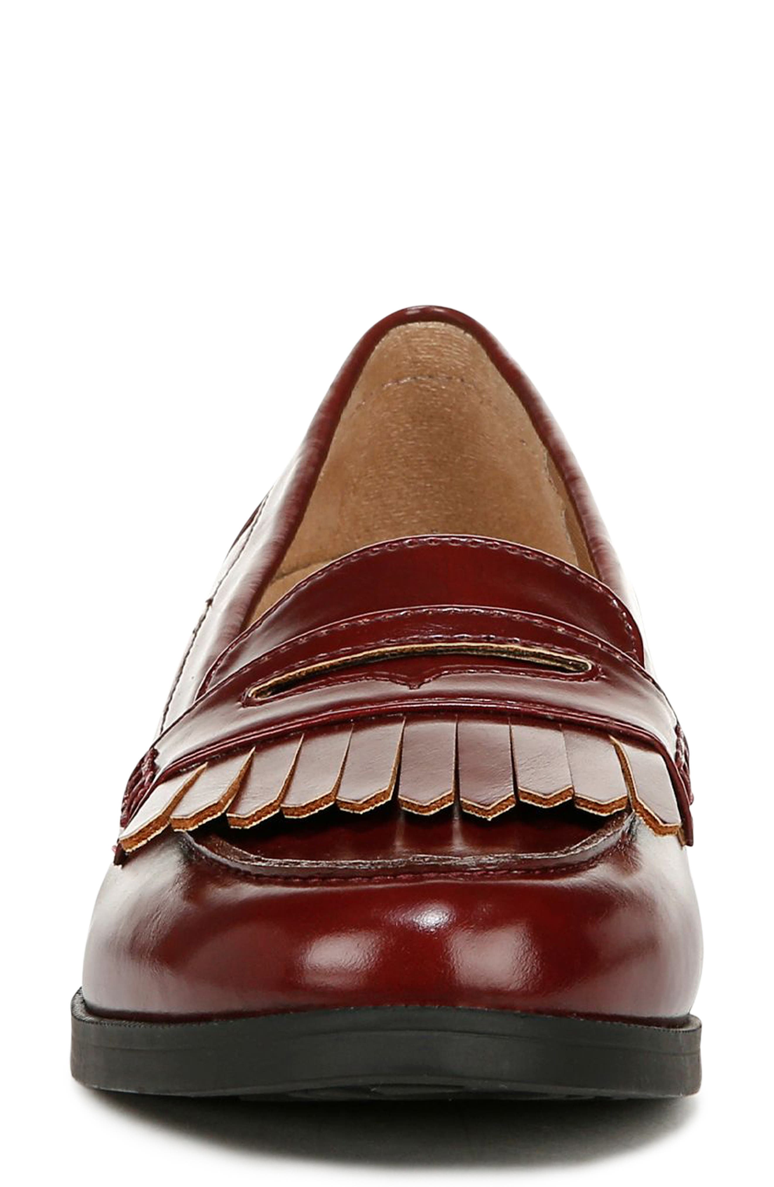 LifeStride Santana Fringe Loafer, Alternate, color, Wine