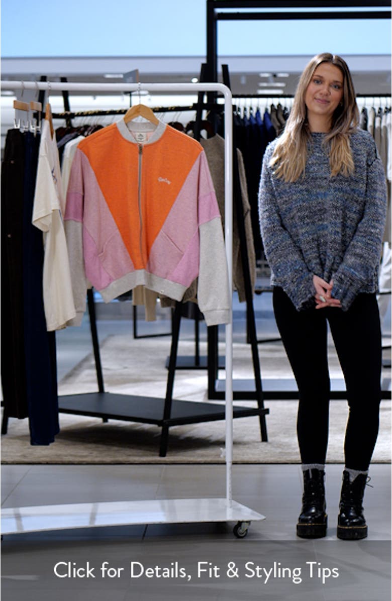 Colorblock Bomber Jacket, sales video thumbnail