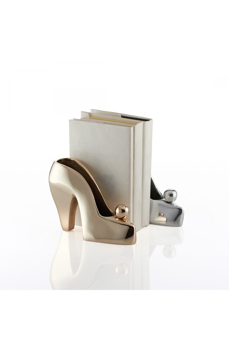 Lunares Lulu Shoe / Bookend, Main, color, Gold