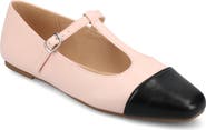Journee Collection Thea T-Strap Flat