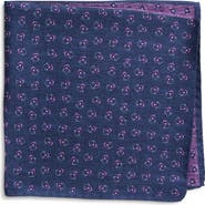 Nordstrom Panel Silk Pocket Square
