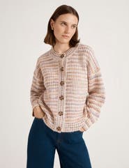 Finery London Whitney Round Neck Knitted Cardigan