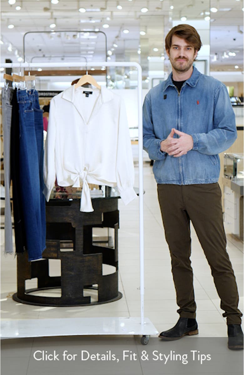 Tie Front Satin Top, sales video thumbnail