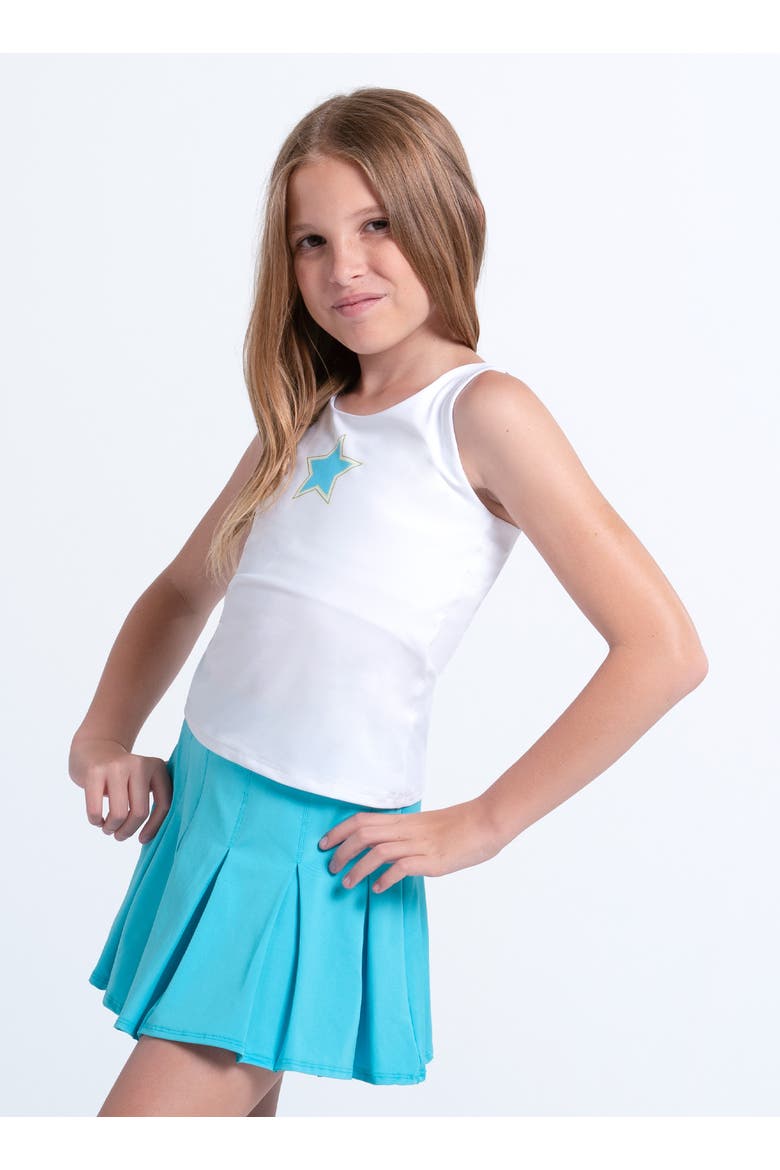 Girls' Starlane Tank Top, Alternate, color, White