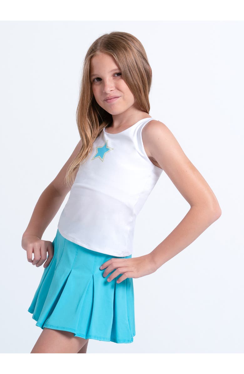 Lucky in Love Girls' Starlane Tank Top, Alternate, color, White