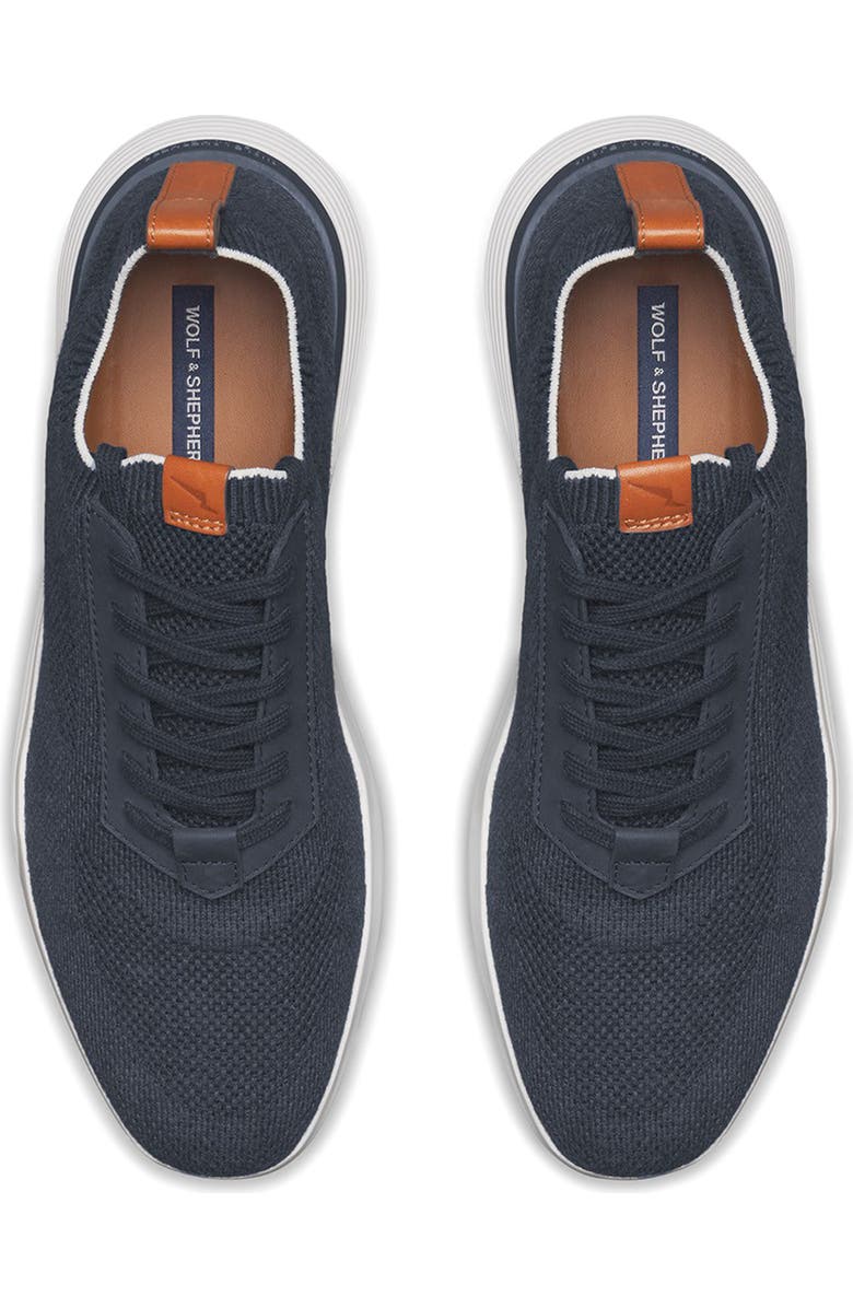 Wolf & Shepherd Supremeknit Sneaker, Alternate, color, Navy / White