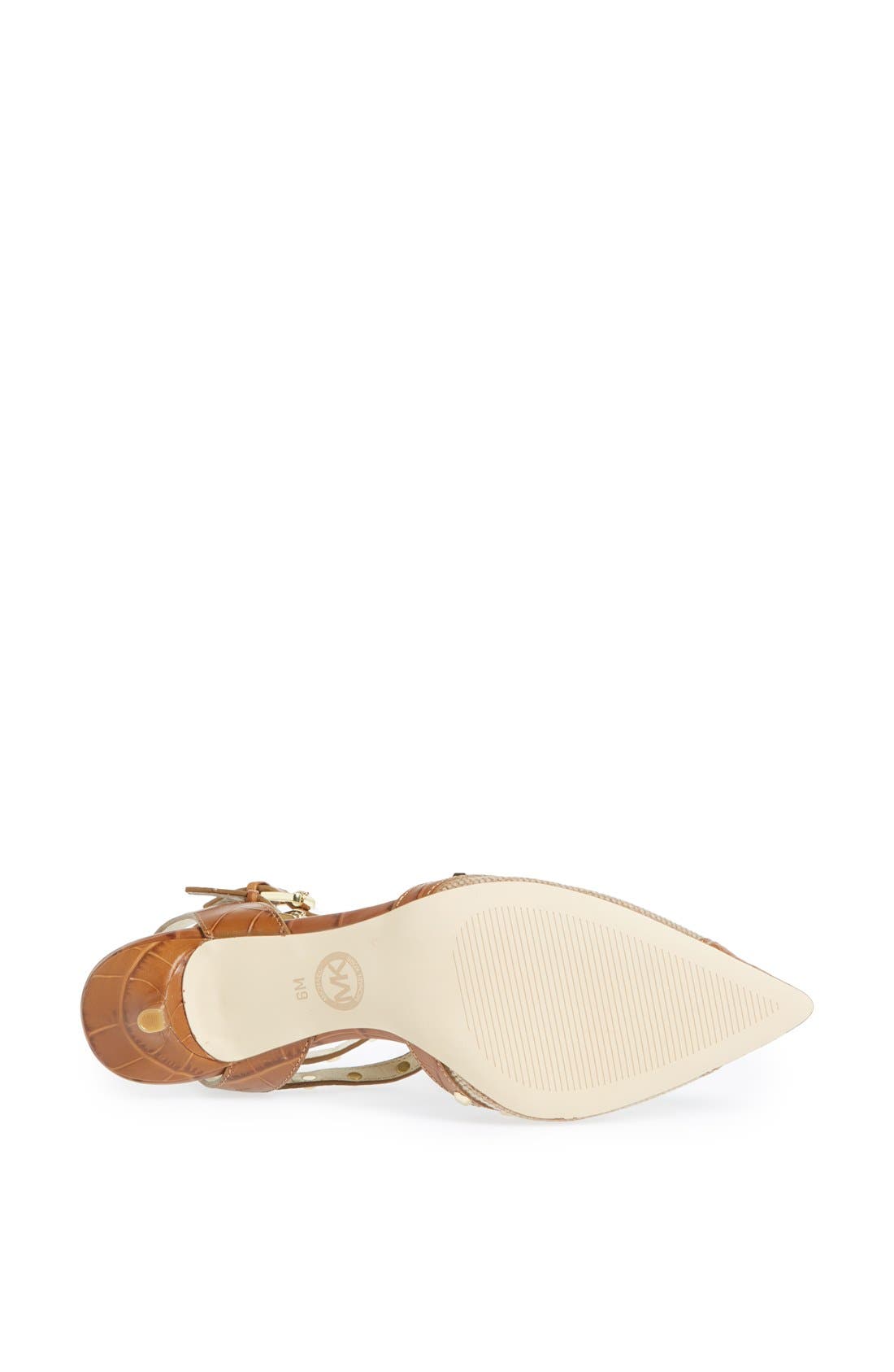 'Jade' T-Strap Pump, Alternate, color, HEMP