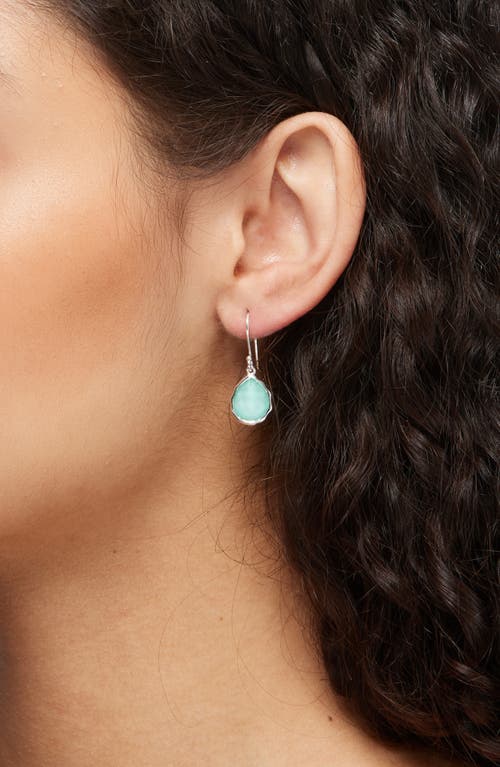 Ippolita Rock Candy® Mini Teardrop Earrings In Silver/tourquoise