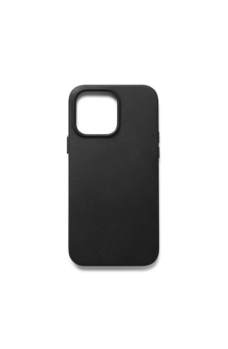 MUJJO Full Leather Case for iPhone 14 Pro Max, Main, color, Black
