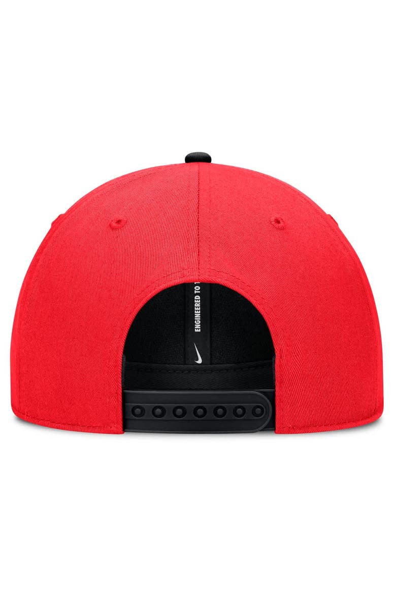 Men's Nike Crimson/Black Texas Rangers Neon 90s Rise Adjustable Hat, Alternate, color, Crimson
