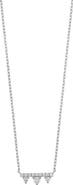 Bony Levy Prism Diamond Bar Pendant Necklace