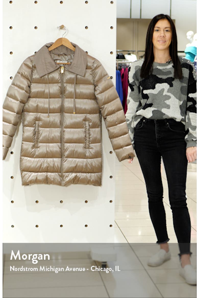Packable Water Repellent Puffer Jacket video