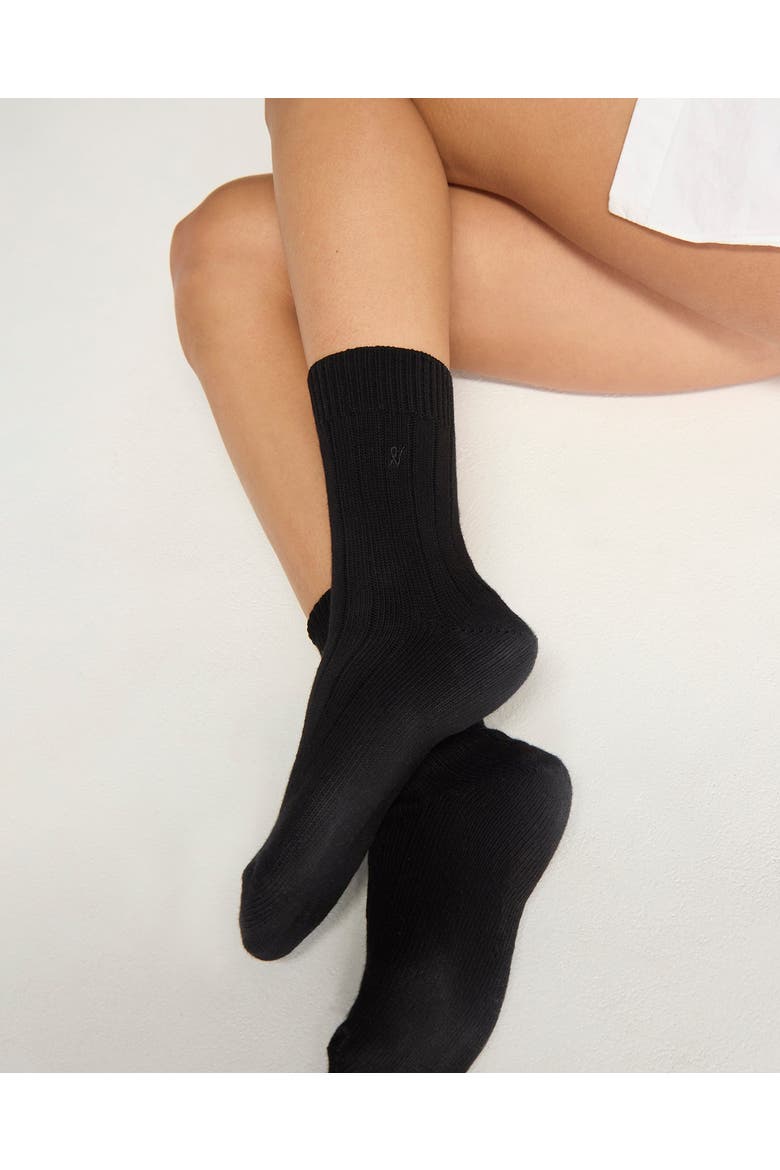 The Organic Cotton Socks 3 Pack, Alternate, color, Black/Oatmeal/Sage