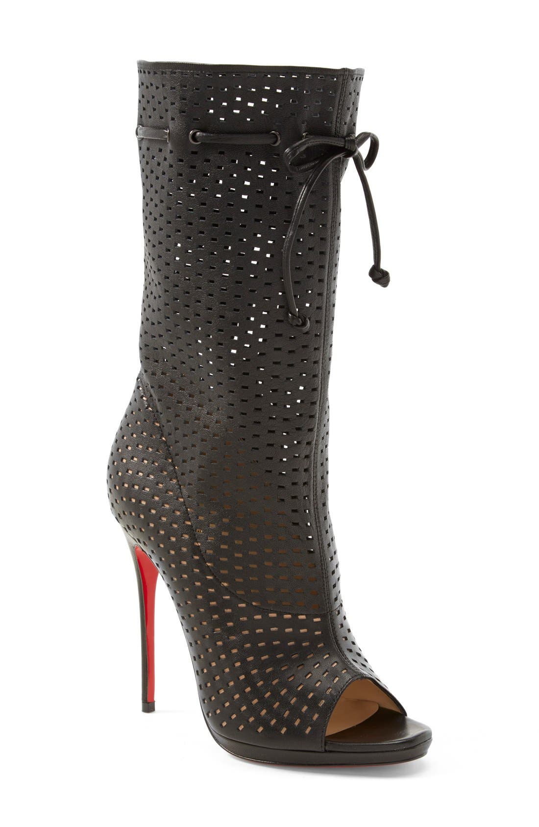 'Jennifer' Bootie, Main, color, BLACK