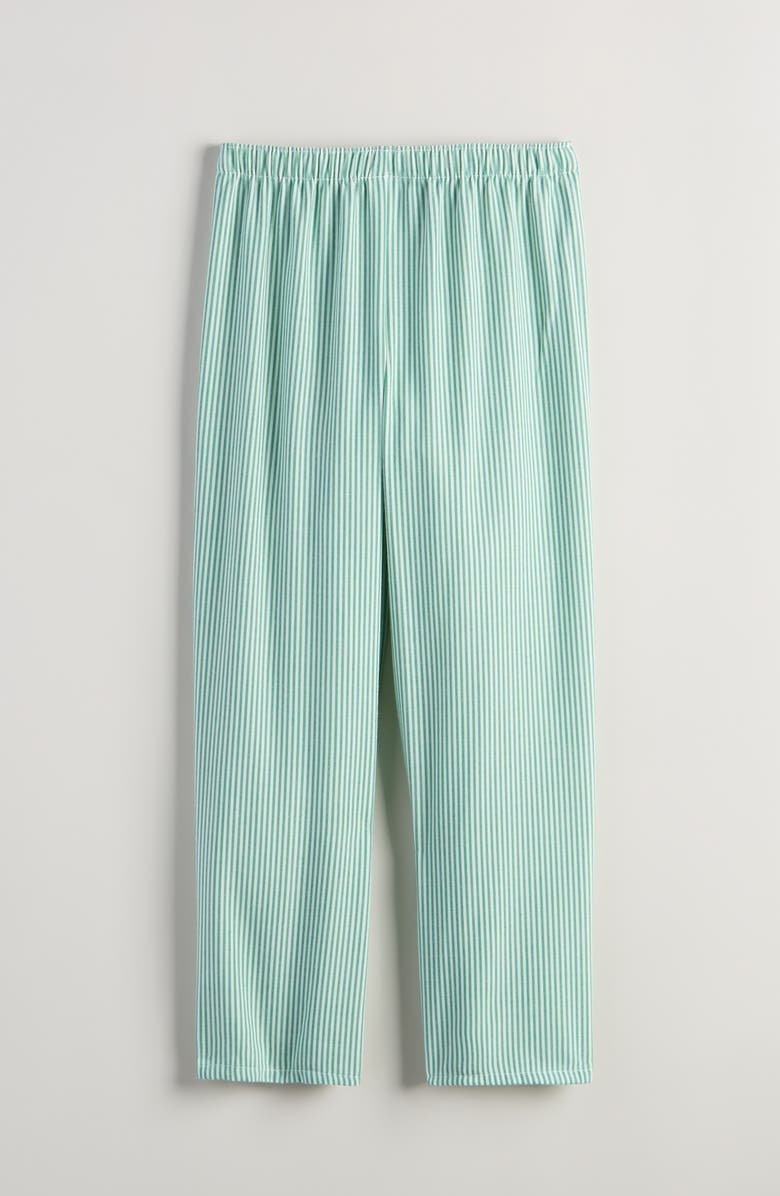 Nordstrom Kids' Boxer Pajama Pants, Alternate, color, Multi Green Sleep Stripe