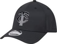 New Era Men's New Era Black Minnesota Twins Metallic 39THIRTY M-Crown Flex Hat