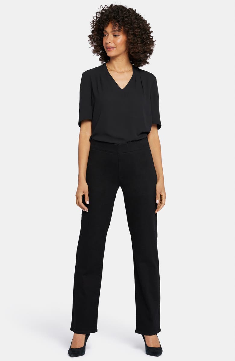 NYDJ Bailey Pull-On Relaxed Straight Leg Jeans, Alternate, color, 